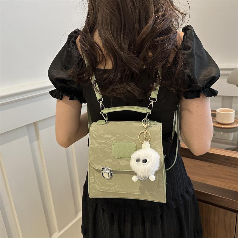Damen 2024 Retro Hongkong Rucksack: Vielseitige Handtasche & Umhängetasche für Reise & Pendeln