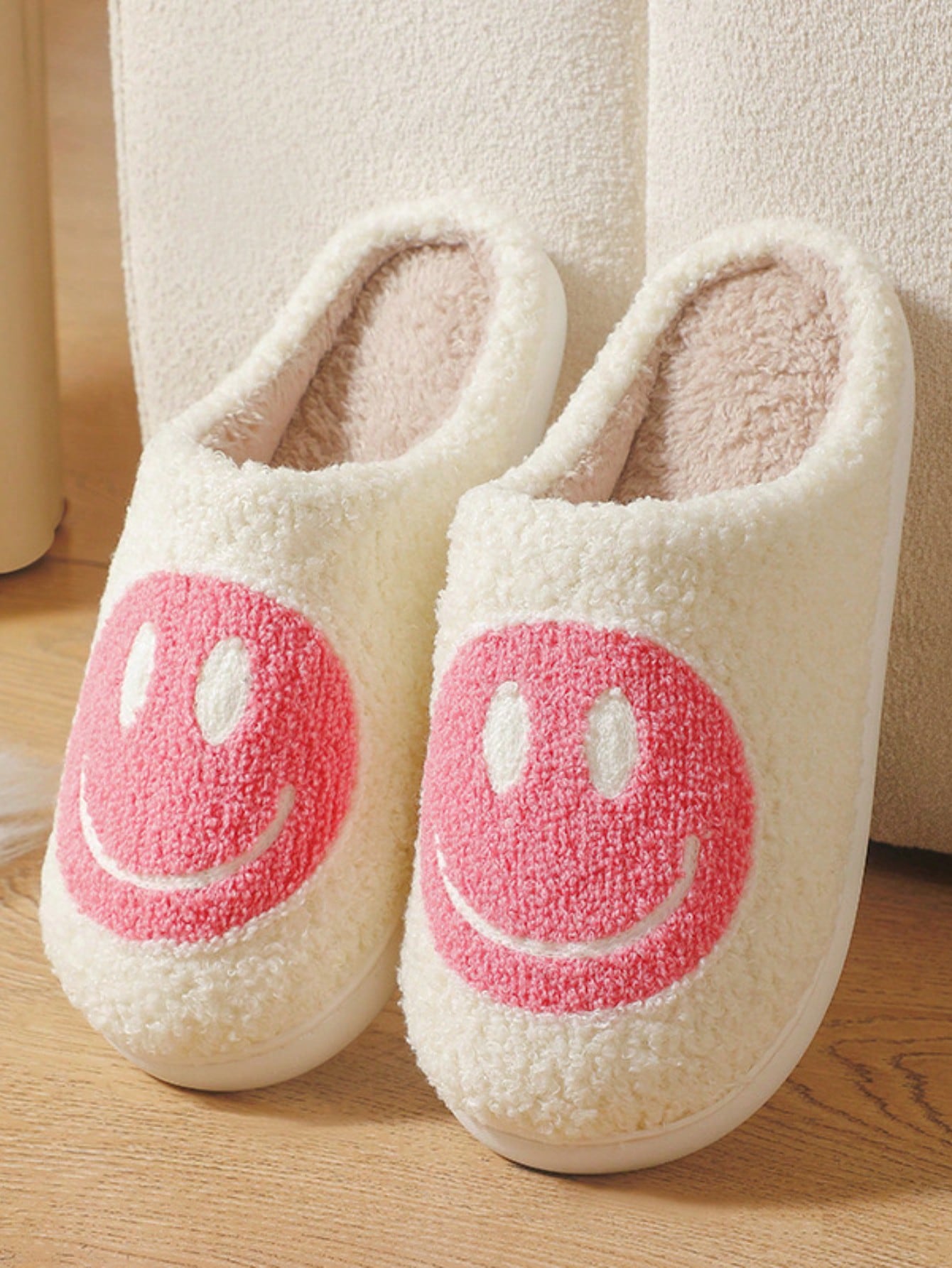 

Children s Autumn and Winter Home Indoor Slippers Warm Thick-Soled Home Plush Slippers 36 рожевий