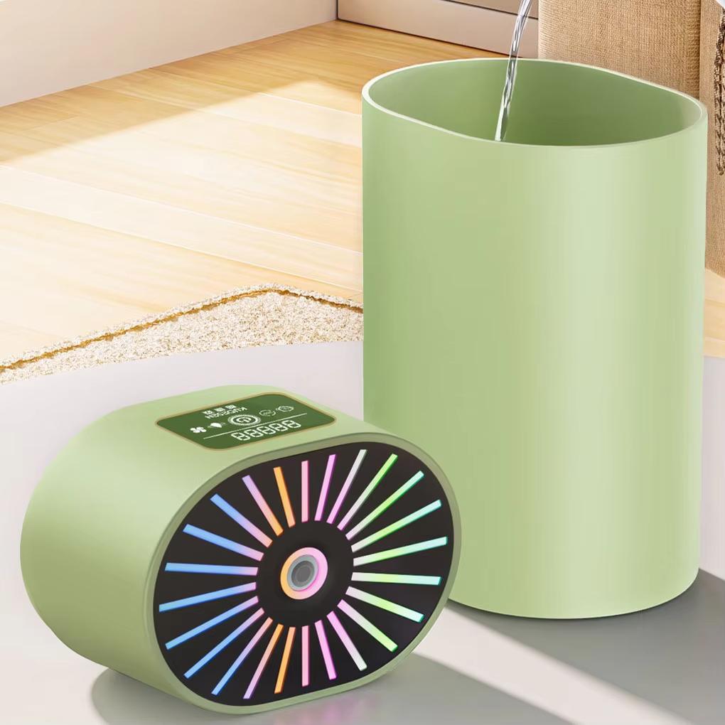 1.1L Humidifier Large Capacity Mist Home Quiet Bedroom Colorful Atmosphere Light Air Moisturizer Portable Desktop USB Charging