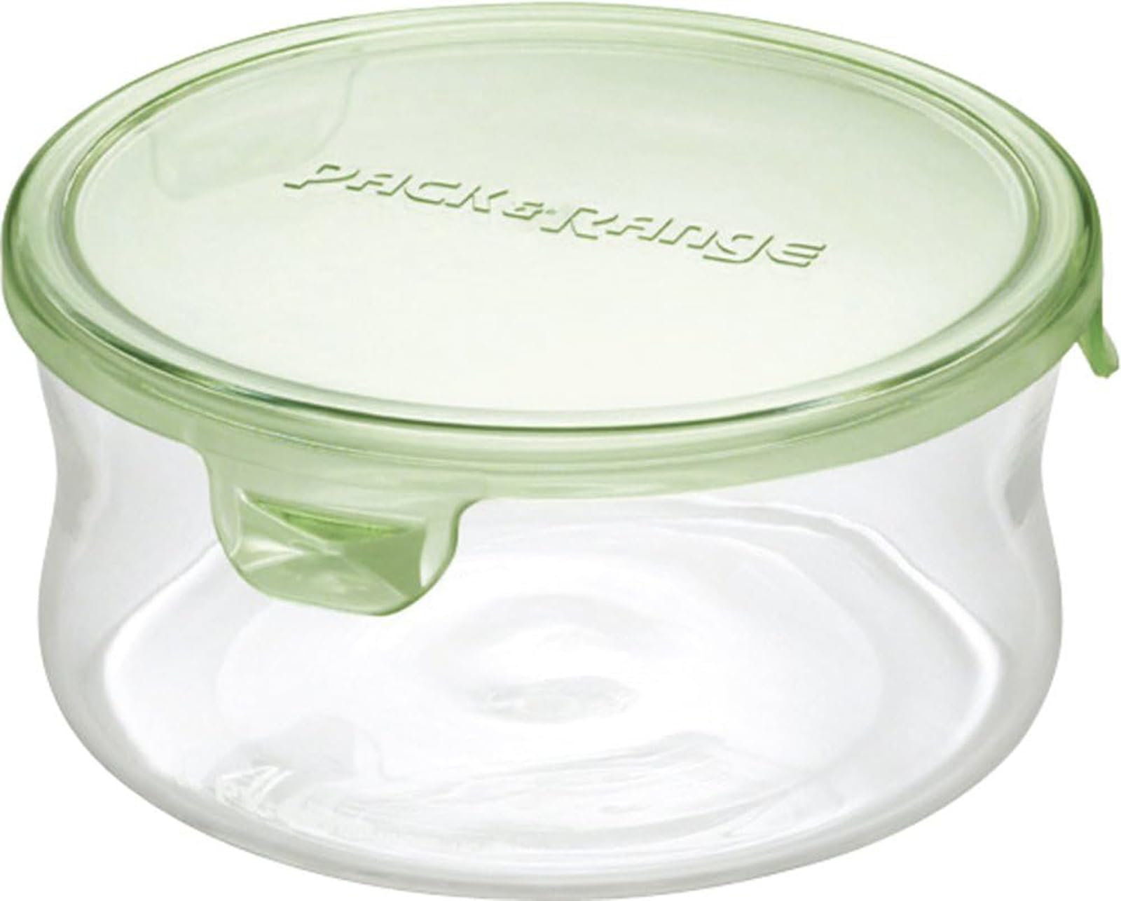 iwaki Pack Range Green Round Storage x Large Microwave and Dishwasher Safe  & Container, 1.3L Capacity, 16.7 H8cm, KT7403-G, Heat-Resistant Glass, зелёный