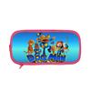 Dog Mans Cat Cartoon School Pen Bag With Durable Polyester For Elementary Students