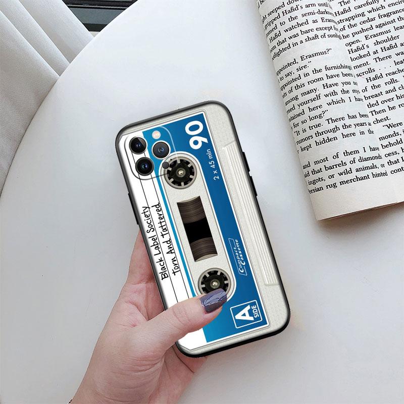 Cassette Vintage Tape Phone Case for Samsung Galaxy S20 S21 Ultra FE Plus A26 A30 A30S A31 A52 A42 A50 A50S