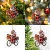 Christmas Santa Car Interior Decor Acrylic Hanging Ornament For Holiday Festive Style