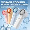 3 Gears Mini Handheld Fan USBRechargeable Cooling Fan Portable Pocket Neck Fan  Summer Essentials