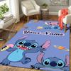 Custom 1Pc Lilo Stitch Galaxy Adventure Rug Office Carpet Indoor Outdoor Entrance Doormat Nonslip Soft And Comfortable Living Room D291616