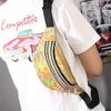 1pc Running Laser Waist Bag Women's Crossbody Chest Bag Reflective Outdoor Beach Bag Trendy Male Personality Cashier Bag Female