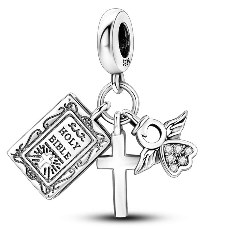 Mărgele Charm Mărgele Charm Mărgele Charm Culoare Cupru Fundă Cruce Arborele Vieții Mărgele Charm Compatibile Cu DIY Brățări Tip Bangle Autentice Pandantiv Charm Jew