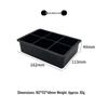 Silicone Skull Ice Cube Tray – Four-Connected Creative Halloween Mold