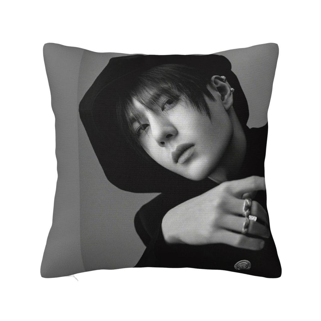 Wang Yibo Square Pillowcase Cushion Cover Pillow Case Throw Pillow Cover for Home Bedroom Car