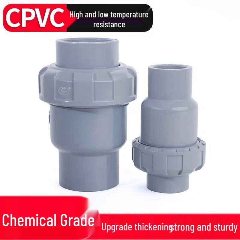 CPVC Solvent Weld Single Union One-Way Check Valve
