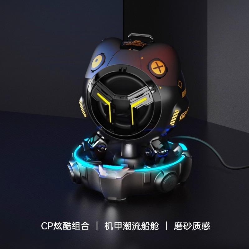 Mini Mecha Bluetooth Speaker, Portable Desktop Speaker with High Sound Quality, Compact Bluetooth Speaker for Home Office Use