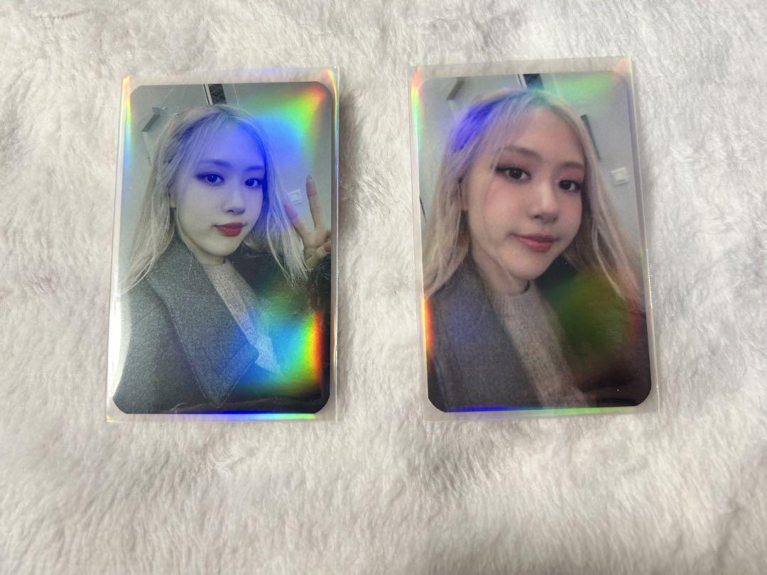 

[USED] blackpink BORN PINK Rosé trading card