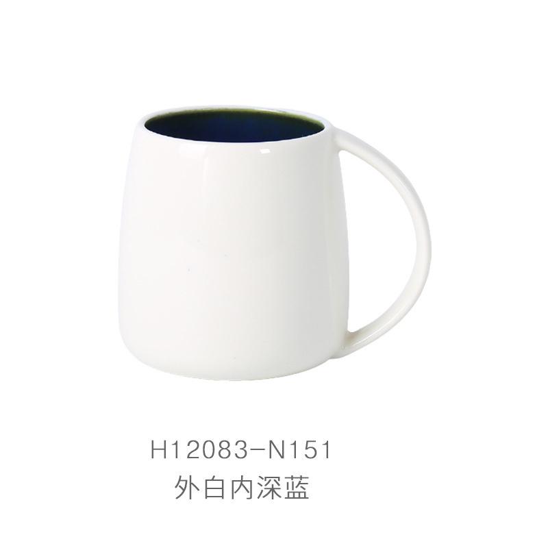 Water Cup Ceramic Mug Creative Cup with Handle Office Simple Couple Water Cup Large Capacity Conference Cup