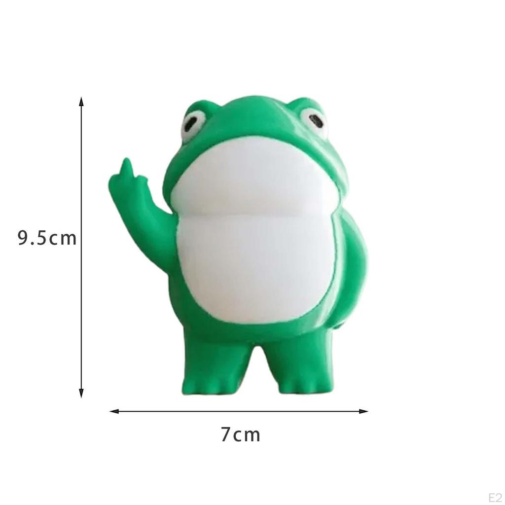 Frog Garden Statue Animal Sculpture for Desktop Mantel Wedding