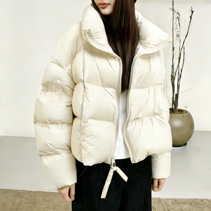Women's Short Puff Down Jacket – New Style, 90% Duck Down, Winter Bread Jacket, Plus Size Available
