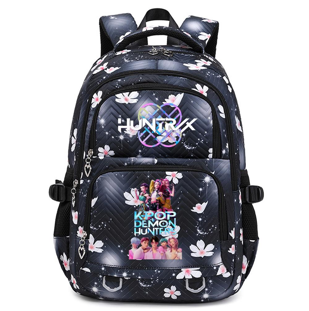 Anime K-Pop Printed Backpack Student Teenager for Boy Girl Schoolbag Bookbag Kid Gift Women Large Capacity Travel Bag Mochila Escolar Rucksack