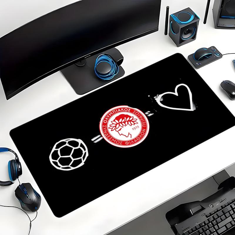Olympiacos FC (14) Mouse pad With A Non Slip Rubber Base Perfect For Home Office Use And An Ideal Gift For Gamers
