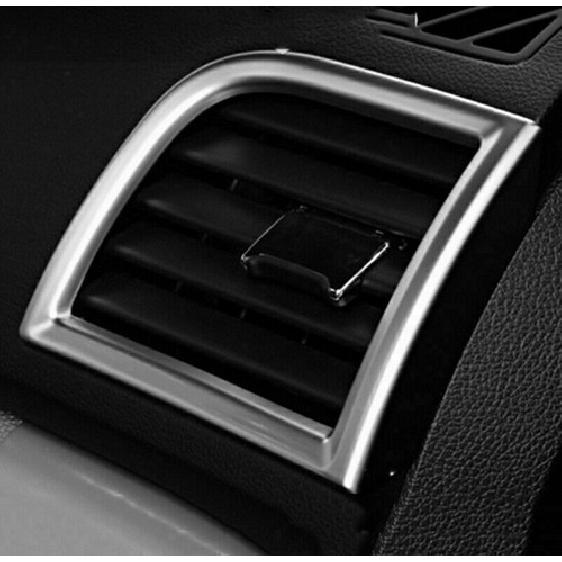 For Ford Explorer 2013- Silver Dashboard Side Air Vent Outlet Cover Trim 2Pc