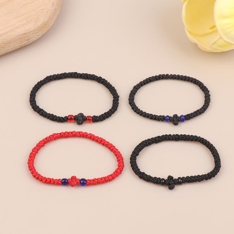 1/5 stk Græsk Ortodoks Håndkæde Håndlavet Bedekæde Armbånd Kristent Armbånd Elegant Religiøst Smykke Gave Til Kvinder Mænd