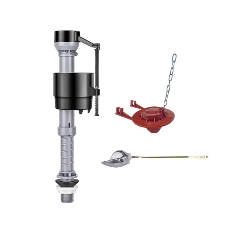 

Adjustable Toilet Inlet Valve with Red Flush Valve Cover