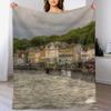 A Grey Day In Filey Throw Blanket Soft Solid Color Blanket for Couch Bed