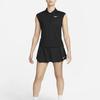 Nike Dri-FIT Advantage Solid Pleated Logo Quick-Dry Tennis Skirt Women Skirts Black DX1422-010