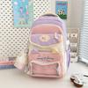 New Korean Version of The Small Fresh Schoolbag Joker Sweet Cute Cat Leisure Commuting Large Capacity Multifunctional Backpack.