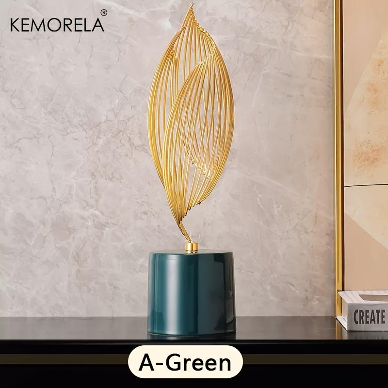 Ceramics Statue Exquisite Home Decor Modern Abstract Art Statue Ornaments Sculpture Decoration for Living Room Table Centerpiece