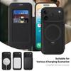 Applicable To IPhone17 ProMax Magnetic Snap Cell Phone Case Rotary Bracket Apple 16 Flip Leather Case Protection 15