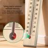 Wall Mountable Wooden Temperature Gauge Accurate -40℃ To 50℃ with Safe Kerosene Solution Large Display Area for Easy Installation