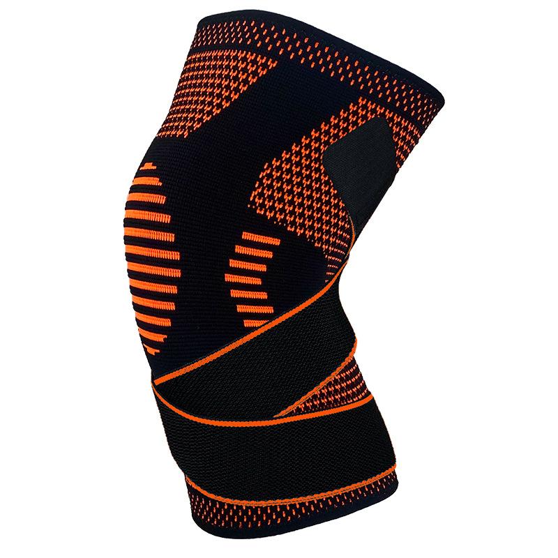 

Одиночные четырехсезонные баскетбольные альпинистские наколенники для бега на открытом воздухе, профессиональные нескользящие нейлоновые наколенники для верховой езды, теплые наколенники с лентой для надколенника XXL -Single
