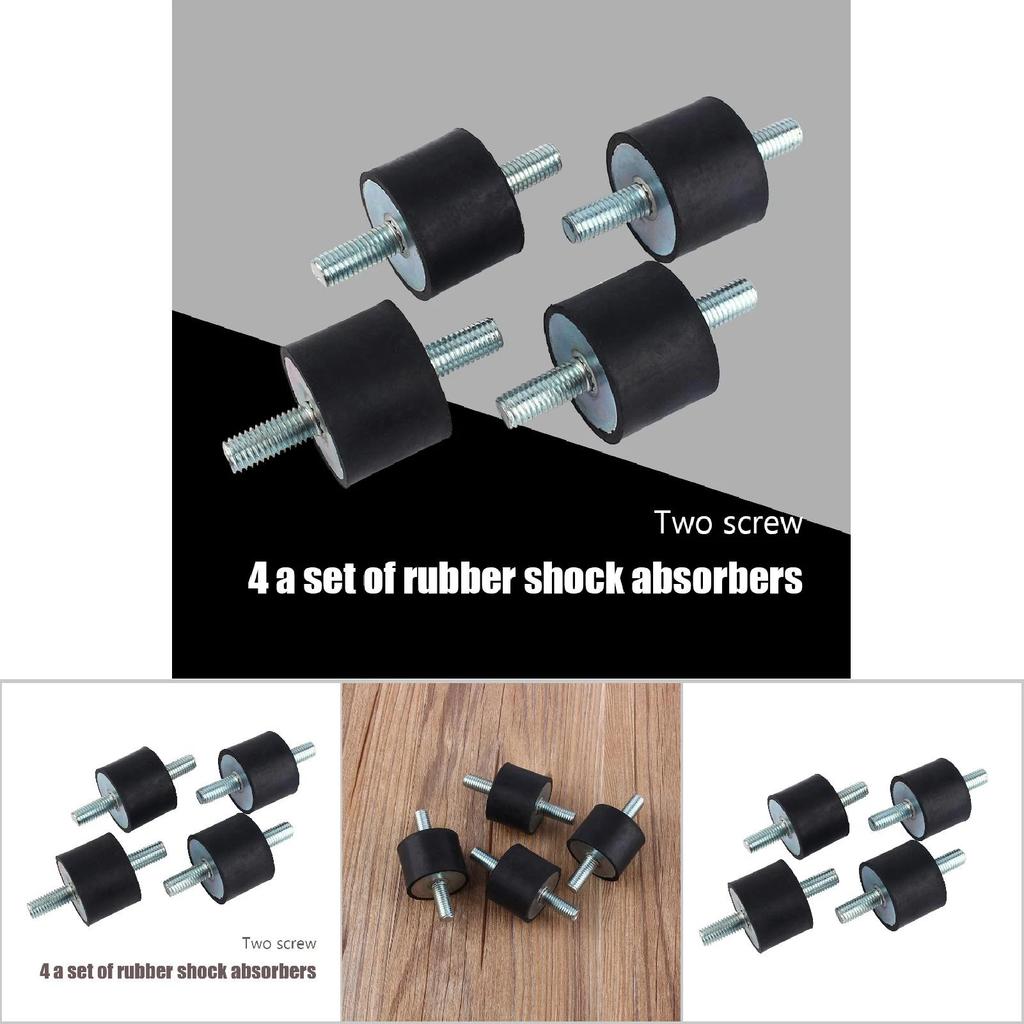 M10 40*30 Rubber Mount Damper Threaded Damper Shocks Struts Damper Air Compressor Pump Anti Vibration Rubber Mount Shock Damper