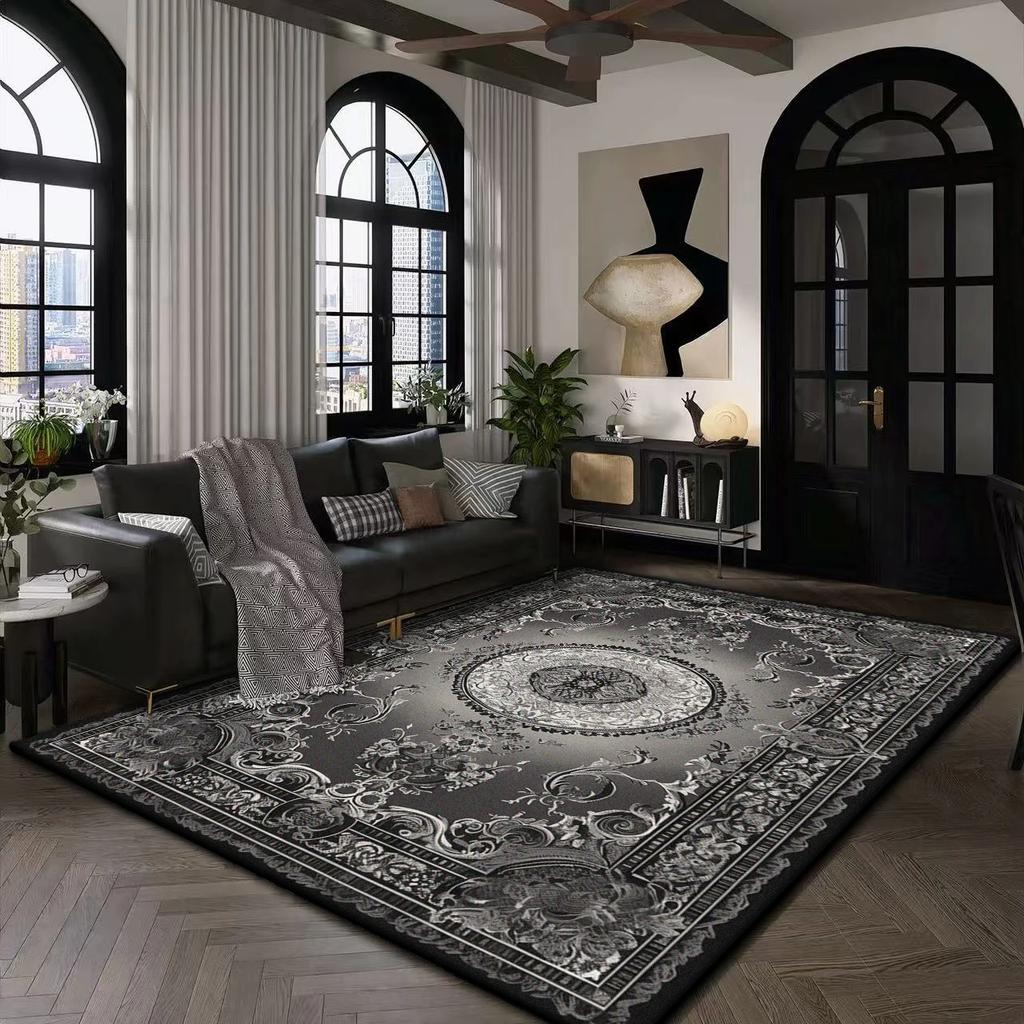Large Modern Area Rug for Living Room Home Office Plush Non-Slip Floor Mat Machine Washable