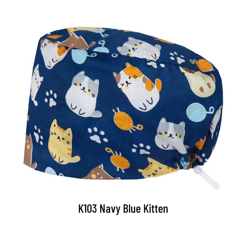 Oddychający Czysta Bawełna Czepek Chirurgiczny dla Lekarzy i Pielęgniarek