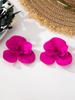 Europäische und amerikanische elegante Mode Blumenmuster Damen leichter Luxus Temperament High-End Blumennägel Ohrschmuck