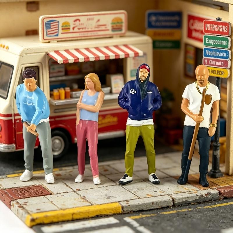 Miniature Billiard Player Resin Figurine Sculpture Dioramas Model Great For Collectibles And Tabletop Display Decoration