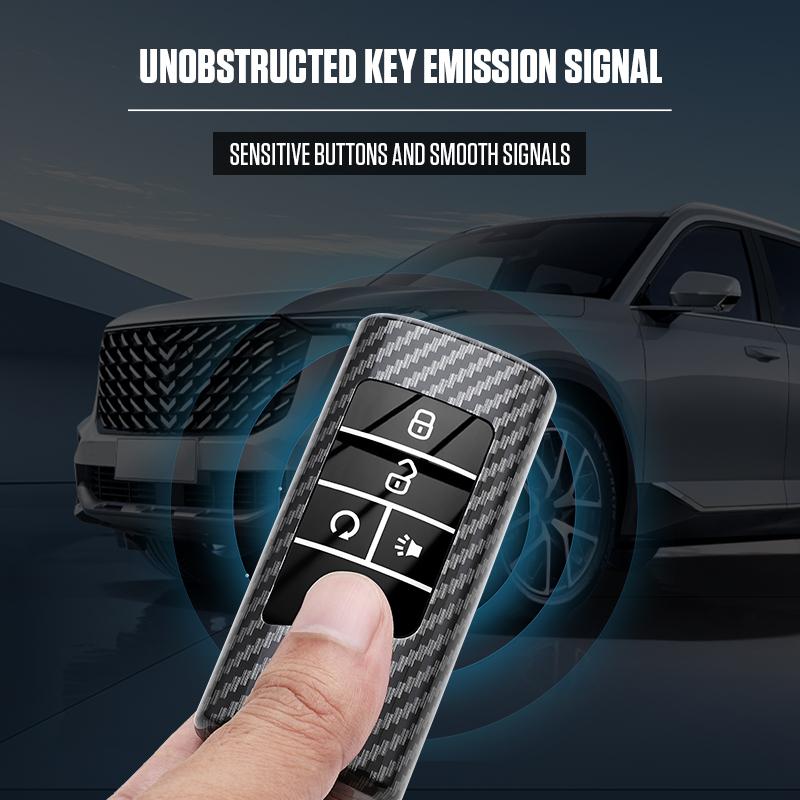 Interior Mouldings Car Key Case Cover For GAC Trumpchi GS4 GM8 GA3 GA6 SGS7 GA4 GS5 GS3 Legend GS8 Keychain Keyless Box Accessor