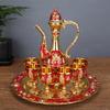Elegant Wine Set European Style Classic Creative Glass Decanter Gift for Home Restaurant Hotel