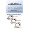 Car Exhaust Pipe Modification Stainless Steel 304 Thickened High Temperature Resistant Material Universal Welding Type Flange