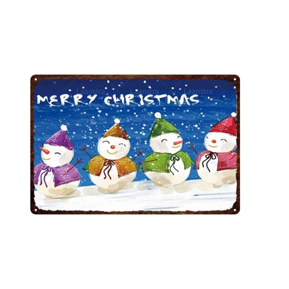 Metal Sign Halloween Cats Pumpkins Wall Decor 20x30 Cm