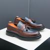Men's Shoes Large Size Men's Loafers Four Seasons New Casual Shoes Business Leather Shoes Men's Foot Fringed Small Leather Shoes