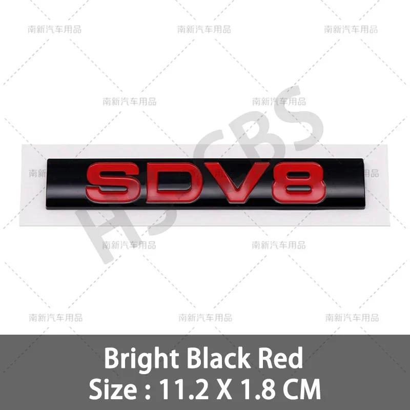3D ABS HSE Luksusowy Znak SCV6 SCV8 SDV6 SDV8 Emblemat Tylnej Klapy Bagażnika Naklejki na Błotniki Samochodowe Do Discovery Velar Range Rover