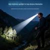 1000 Lumens Aluminum Alloy LED Headlamp with Long Battery Life for Outdoor Mountaineering and Night Fishing