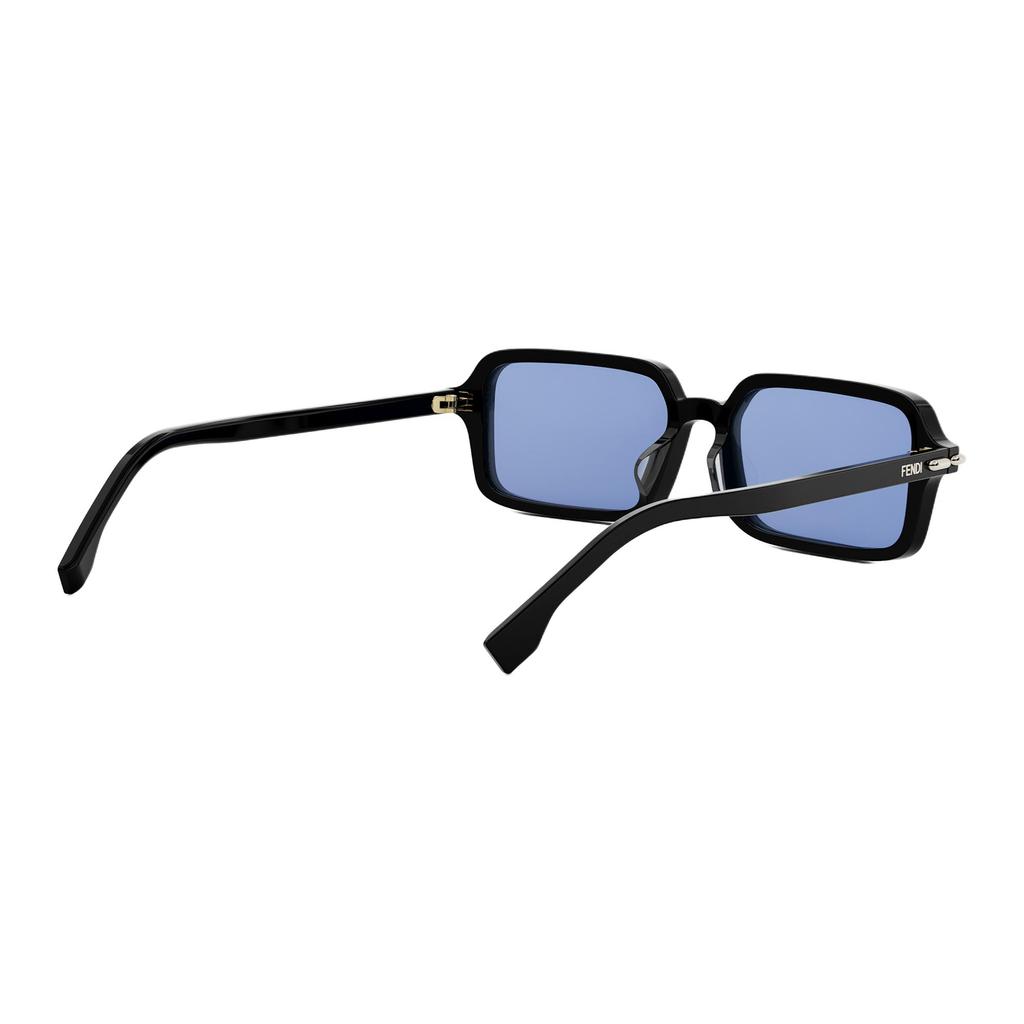 Fendi Logo Acetate Square Sunglasses Unisex sunglasses Black FE40174F_01X