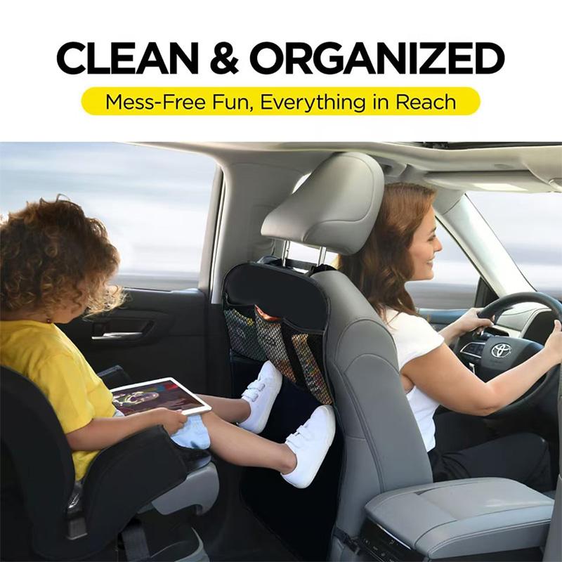 Car Seat Back Protector Cover Anti Mud Dirt Auto Seat Cover Protector Cover Children Anti Kick Mat Pad Seat  Storage Bag