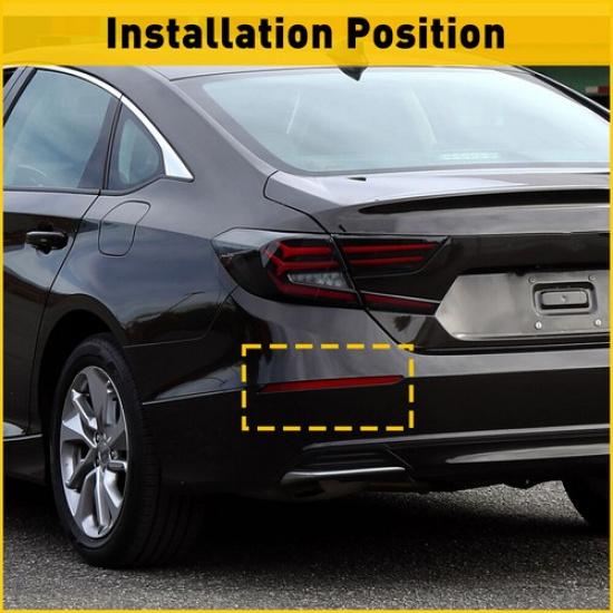 Left Driver Rear Bumper Light For 2018- Honda Accord Tail Reflector Lamp USA