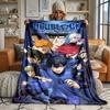 Blue Lock Ultra Soft Flannel Throw Blanket Warm Cozy Blanket for Bed Couch or outdoor best gift