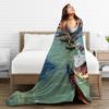 Traffic On The Grand Canal Blankets Soft Warm Flannel Throw Blanket Plush for Bed Living room Picnic Travel Home Couch