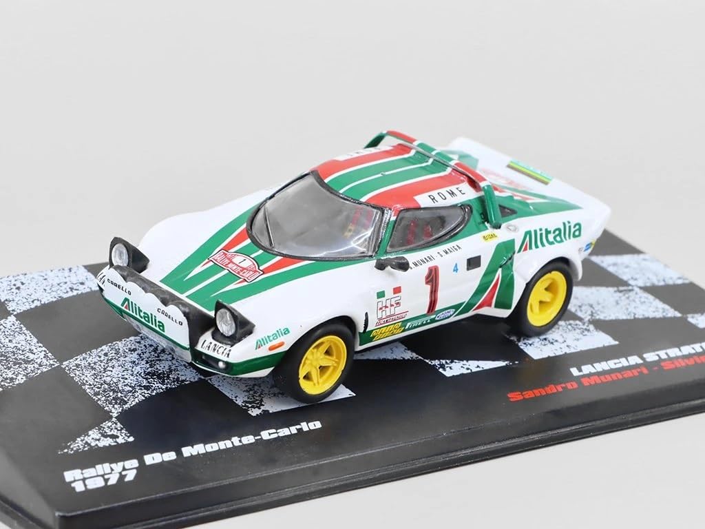 

Мини-автомобиль Lancia Stratos LANCIA STRATOS HF Alitalia, победитель ралли Монте-Карло 1977 года Сандро Сильвио Майга, 1/43 Мунари, [предмет]