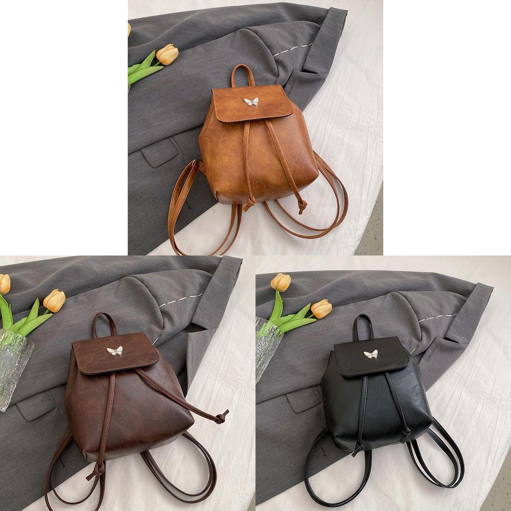 Pu Fashion Backpack For Women Large Capacity Casual Street Style With Durable Wear Resistant Material